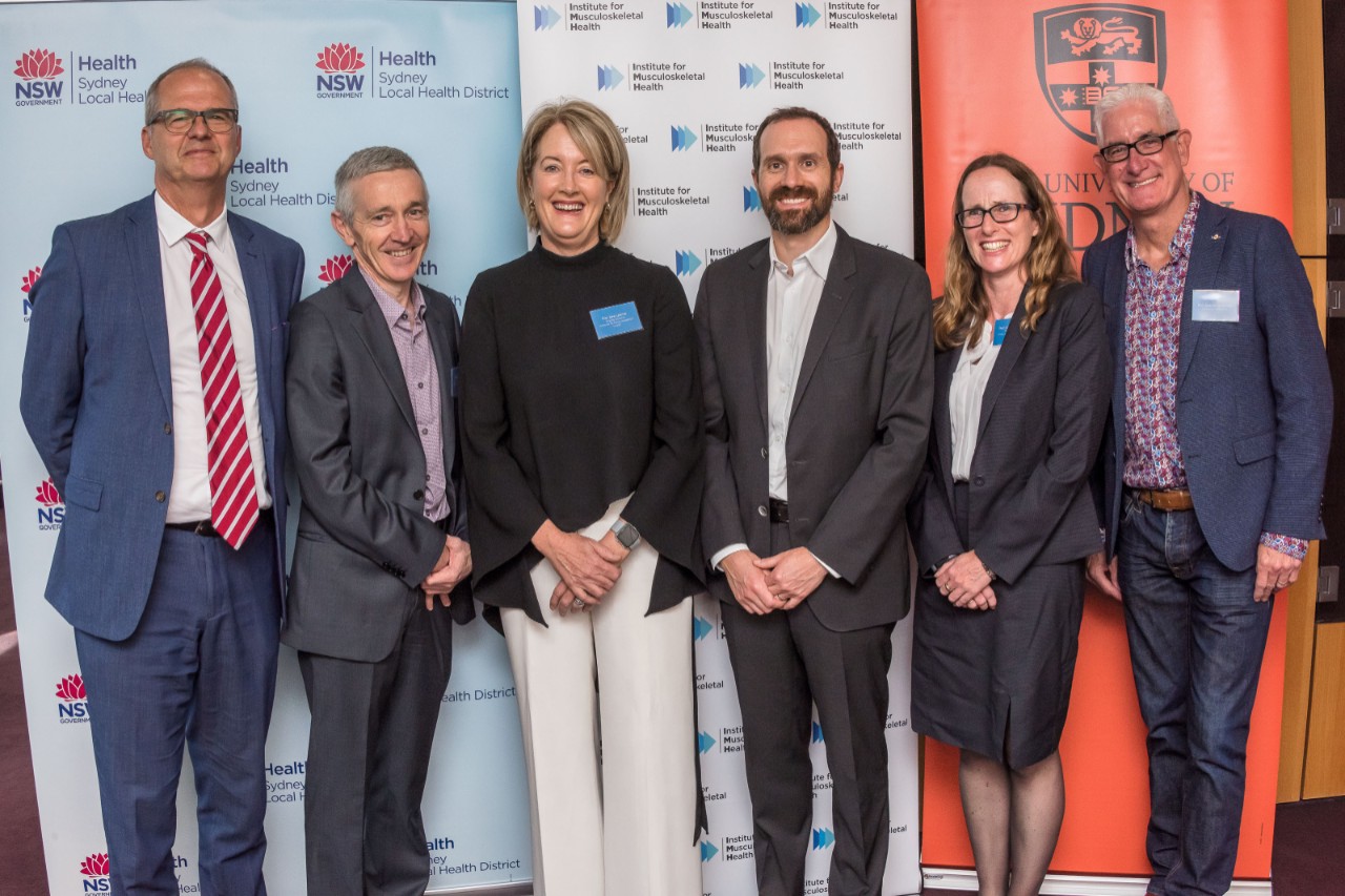 Group of professors from the institute at the launch