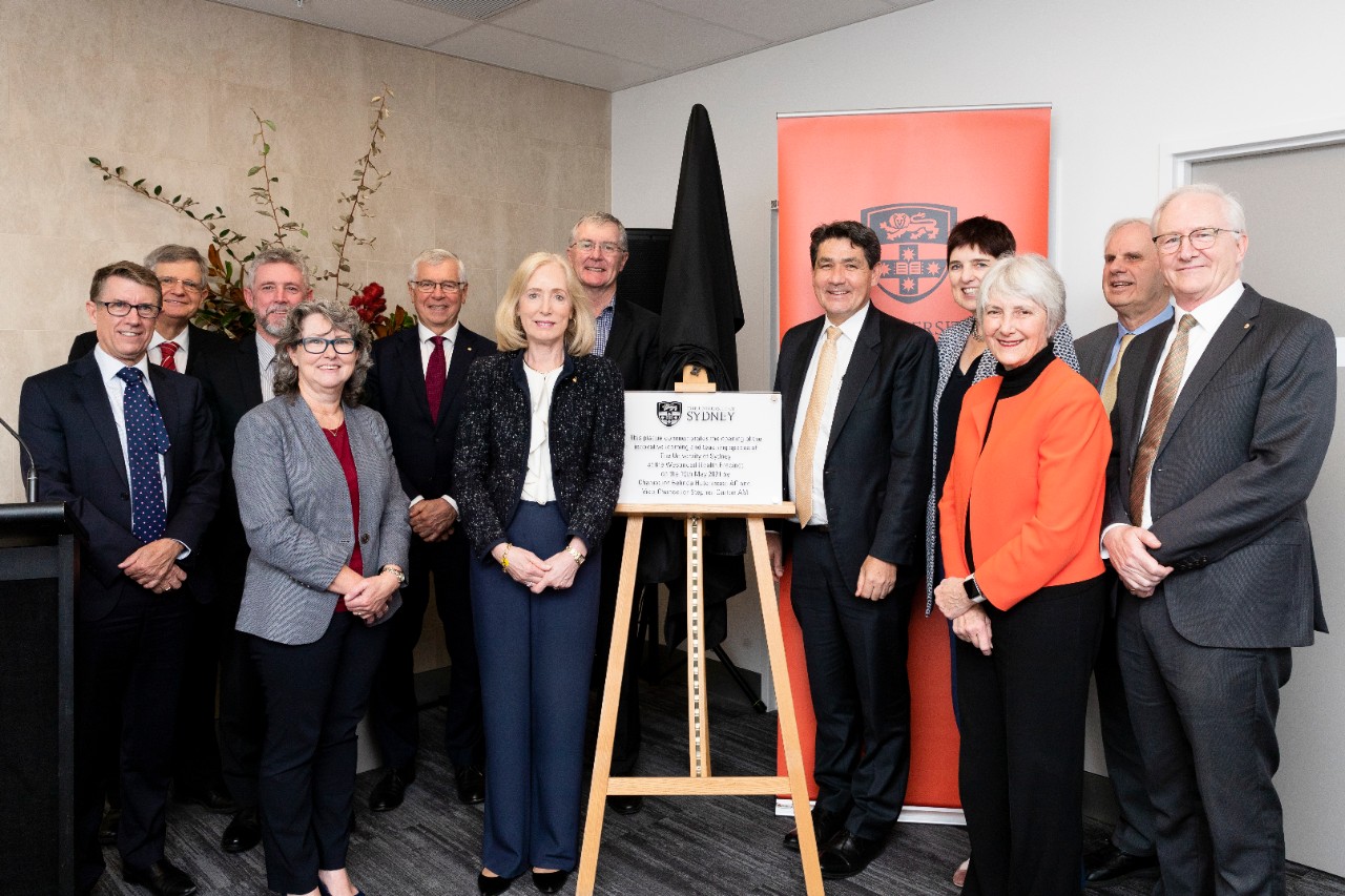 Precinct partners around the University of Sydney plaque