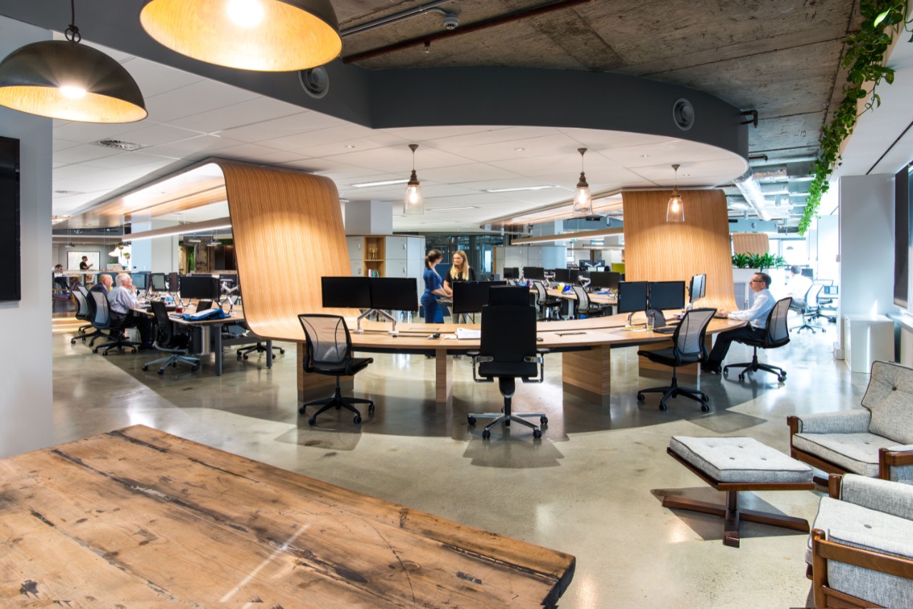 Photo of Cachet Group designed office space for WT Partnership in Sydney.