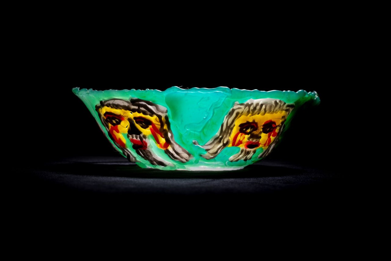 Sarah Goffman artwork Mosaic cast bowl 2021 