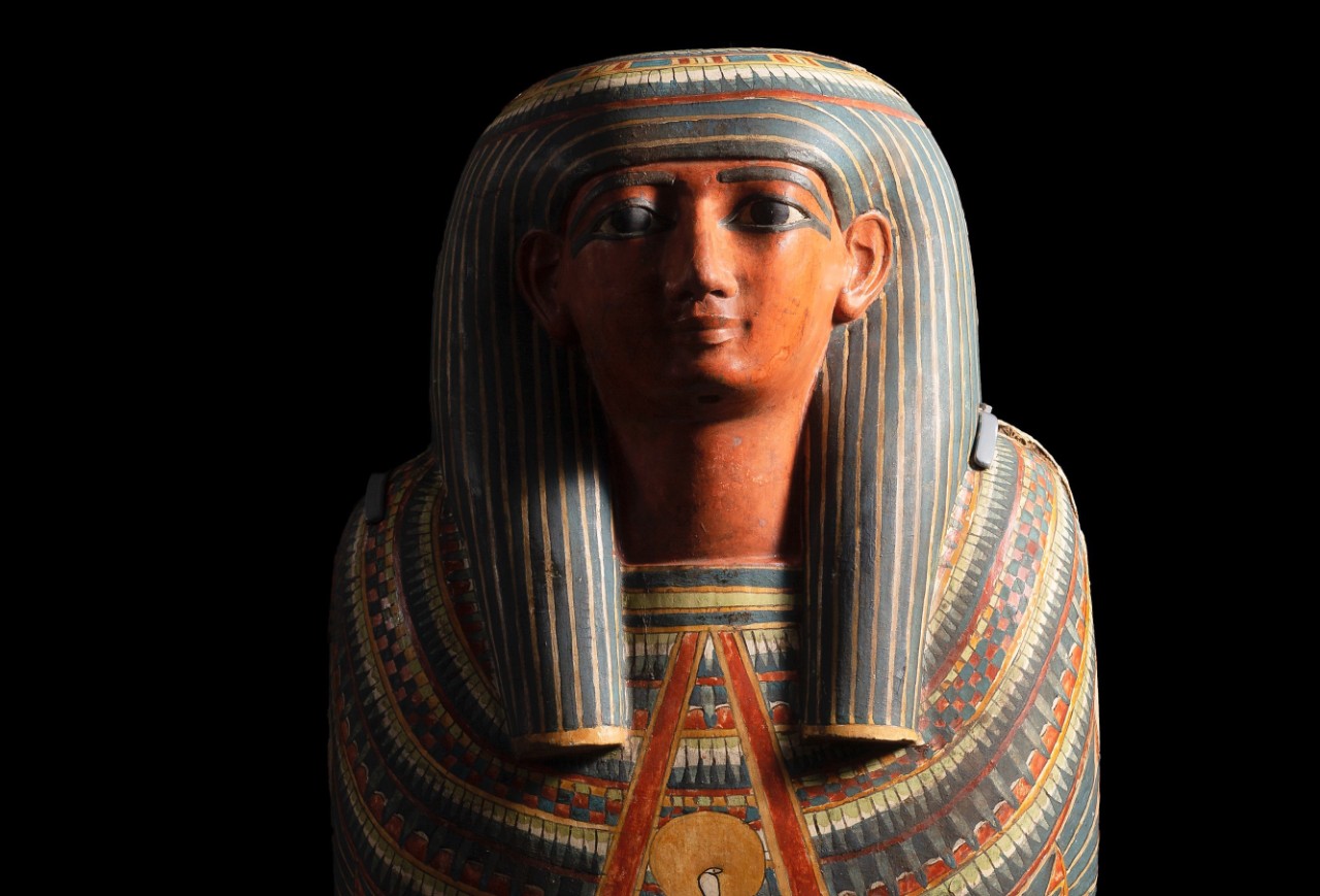 The Coffin of Padiashaikhet, donated by the University’s second chancellor, Sir Charles Nicholson.