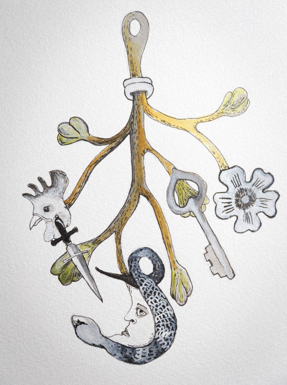 A drawing from the film installation, City of Ladies.