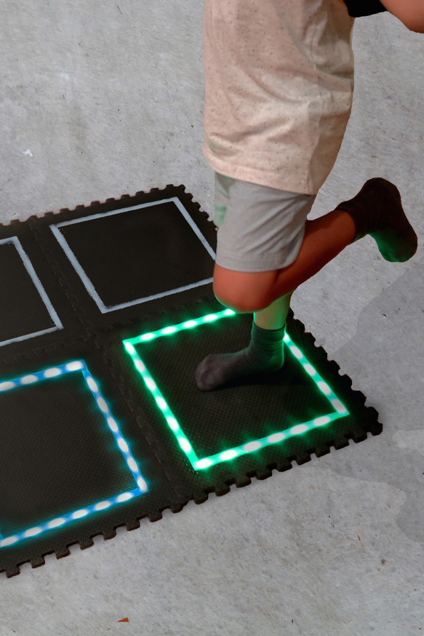 Smart Hopscotch developed by University of Sydney students Brad Fiora, Damian Martelli and Daniel Gray.