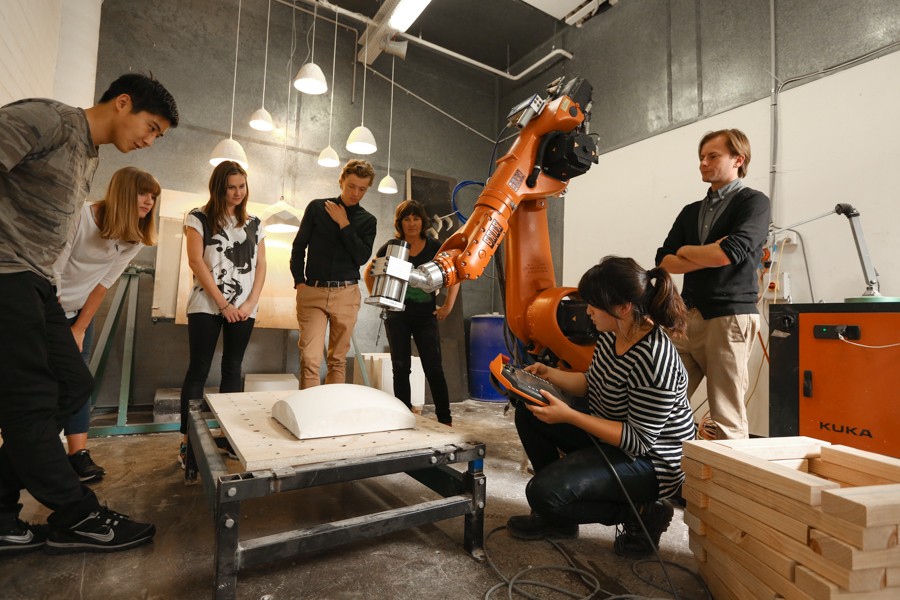 The Design Modelling and Fabrication Lab in the School of Architecture, Design and Planning provides a unique cutting-edge teaching and research lab for staff and students.