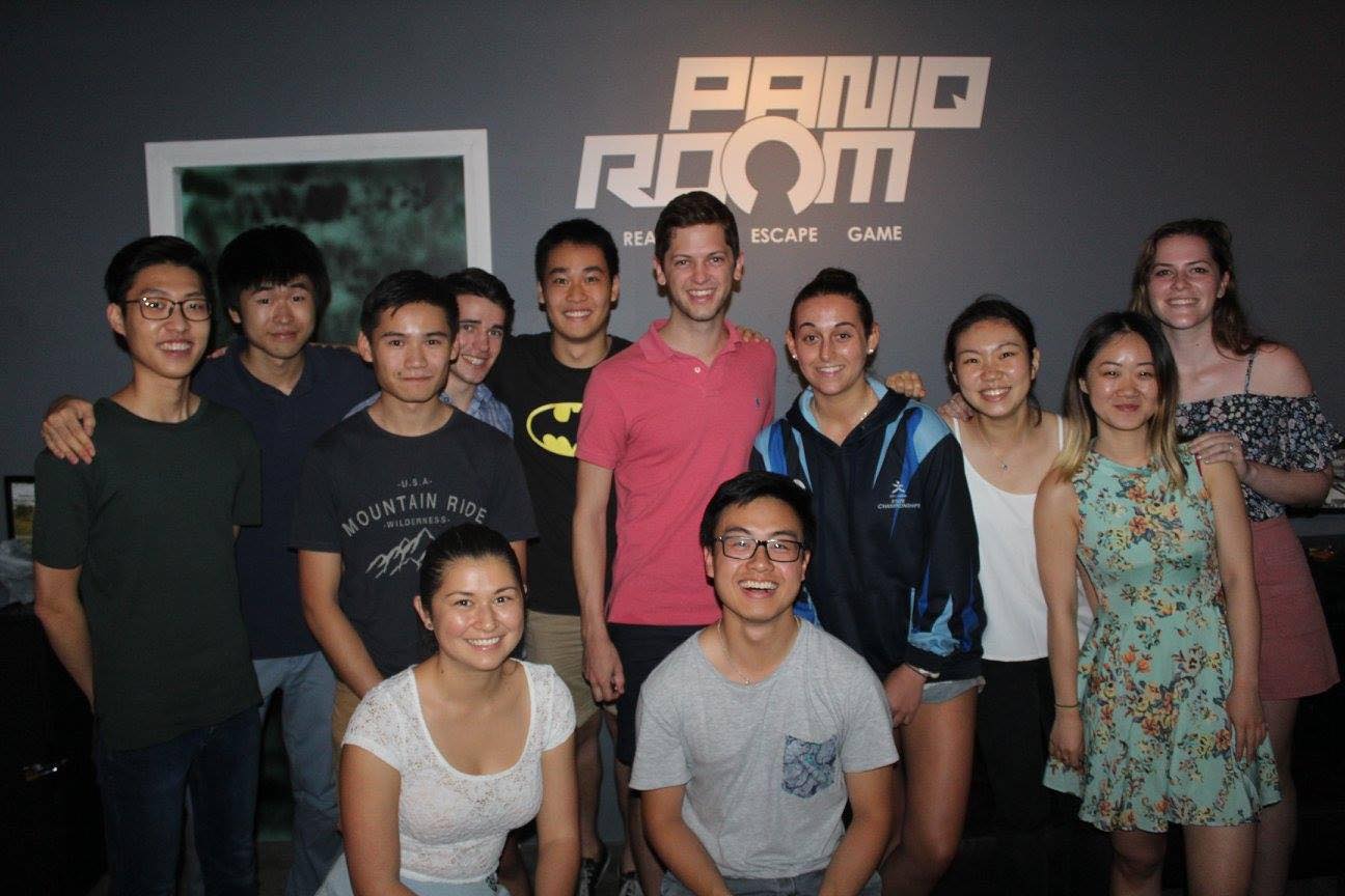 Chloe Segal and peers at a panic room