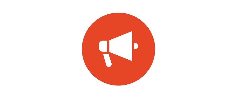 Icon of a loudspeaker