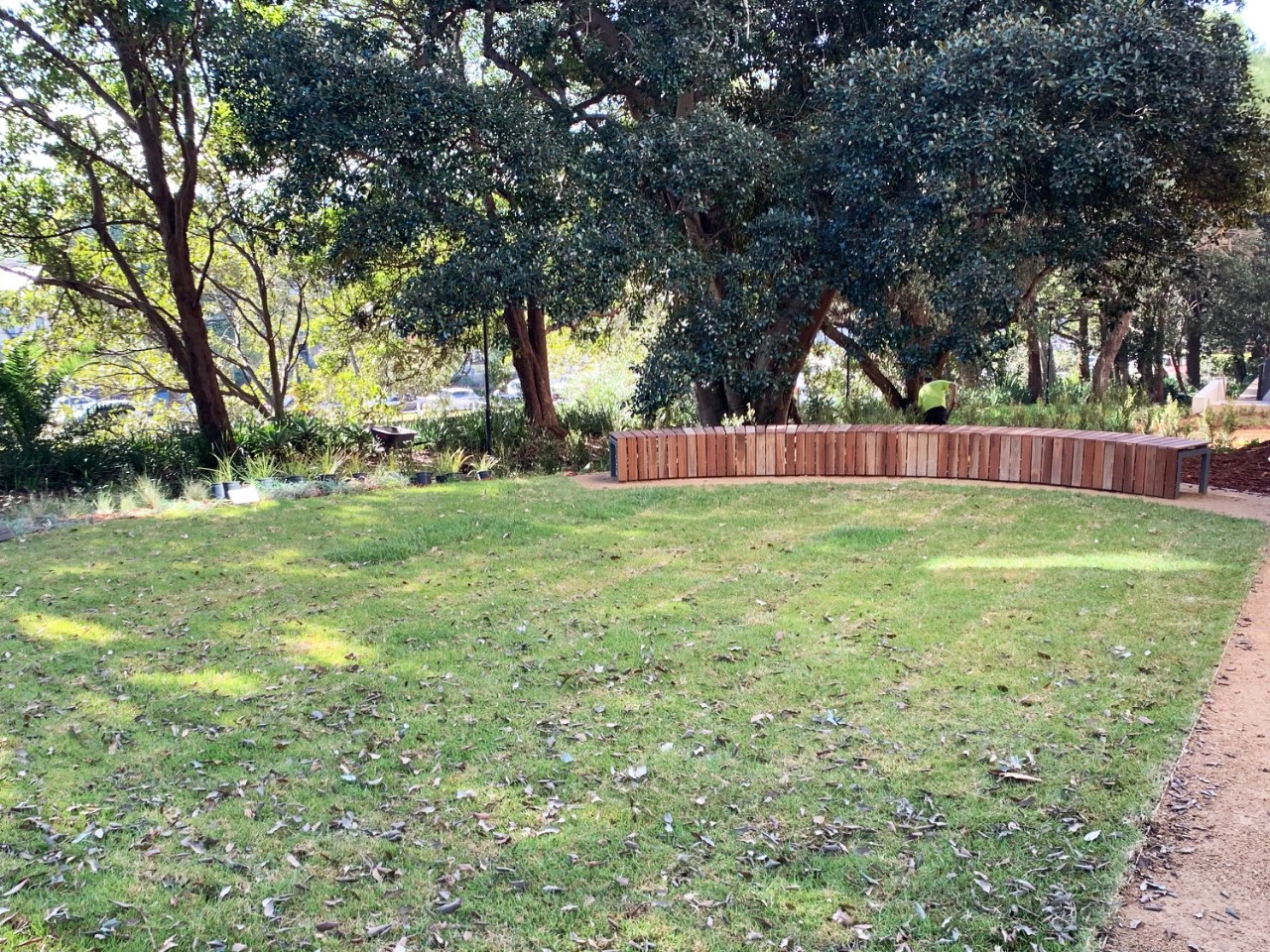  Gathering space outside Chau Chak Wing Museum