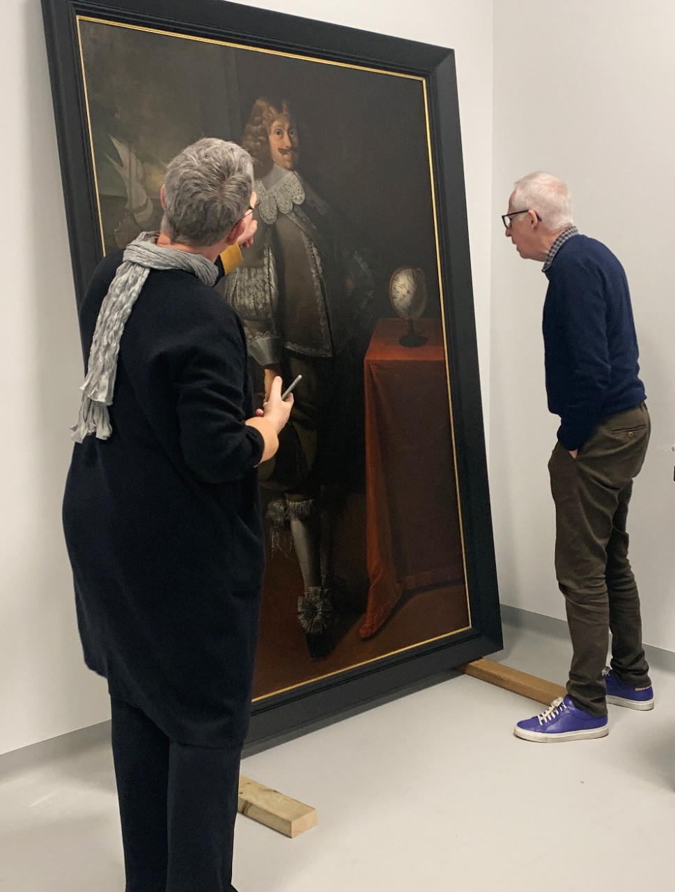 The restored 'Sea Captain' painting.