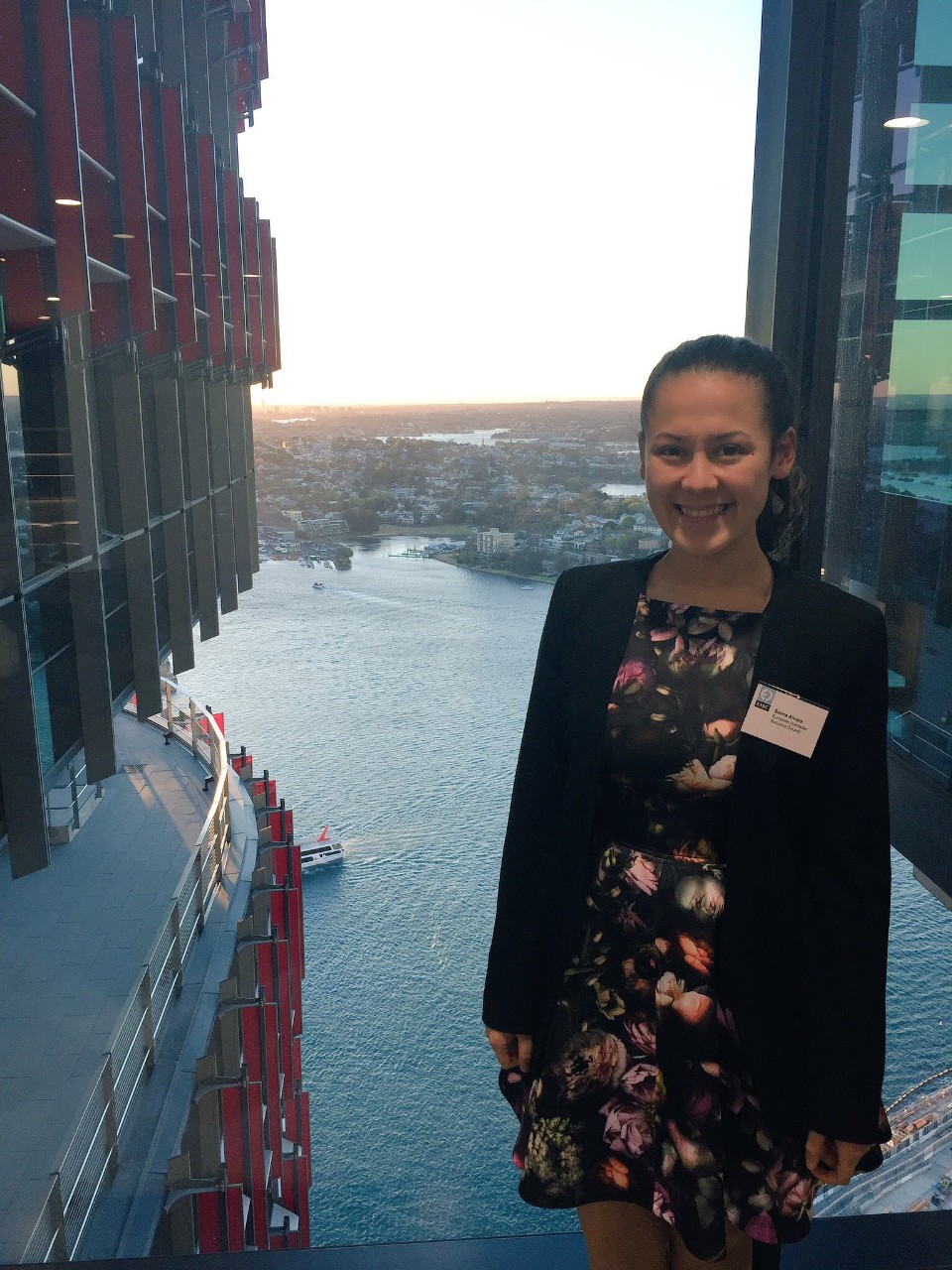 Government and International Relations major, Salina Alvaro