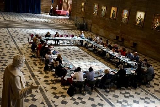 Participants at the Ultimate Peer Review of  'Power and Humility'. 