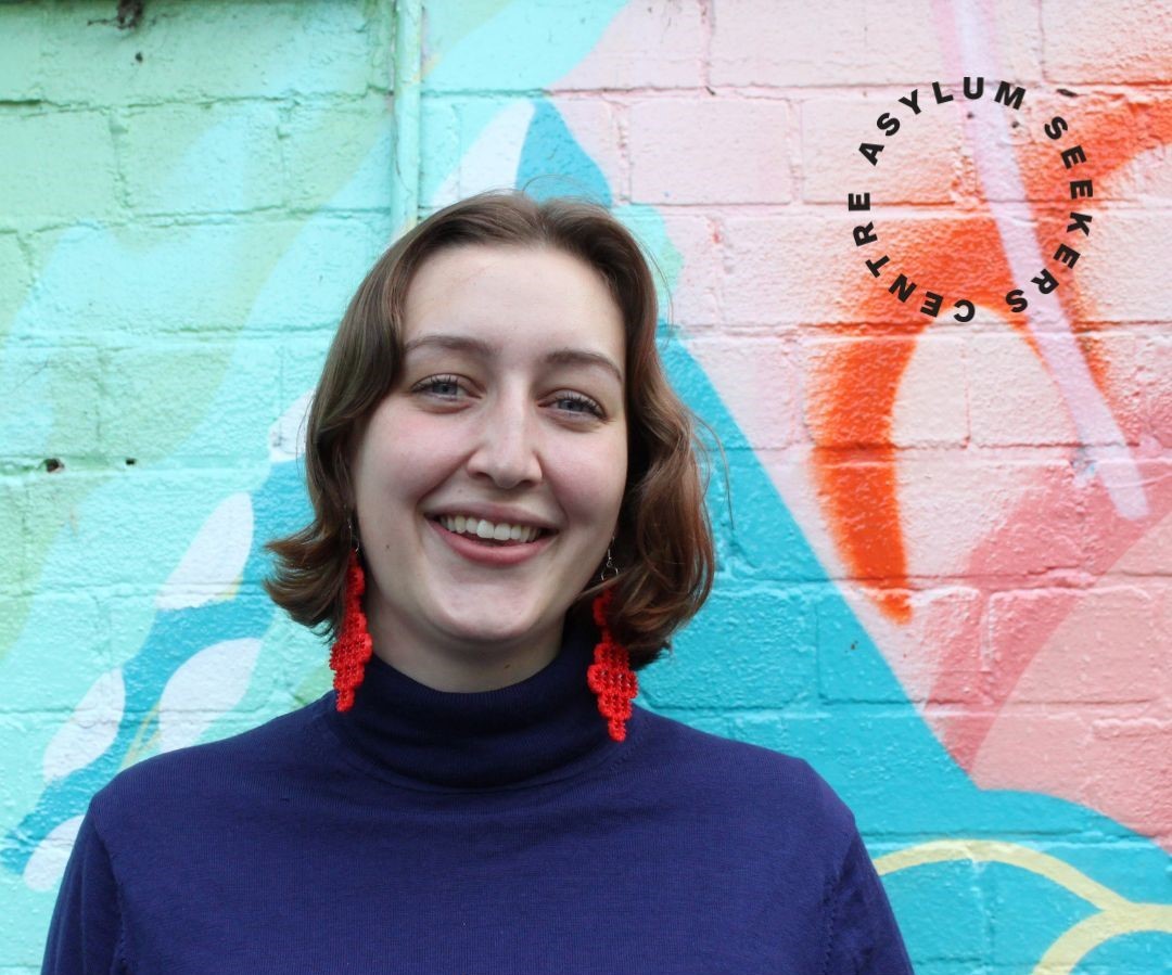 Evangeline in her role at the Asylum Seekers Centre