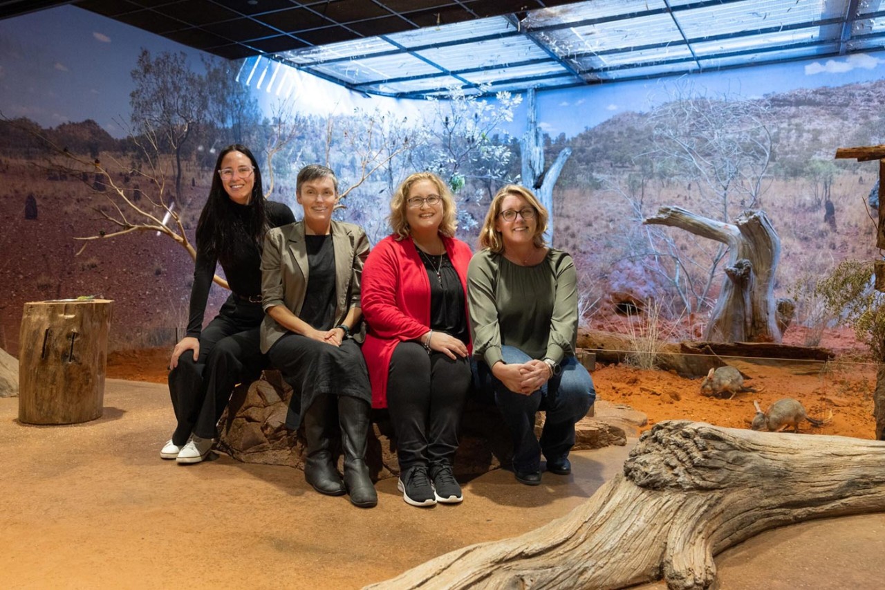 Pictured left to right: Sarah Richmond, Kym Ottewell, Kathy Belov, Carolyn Hogg