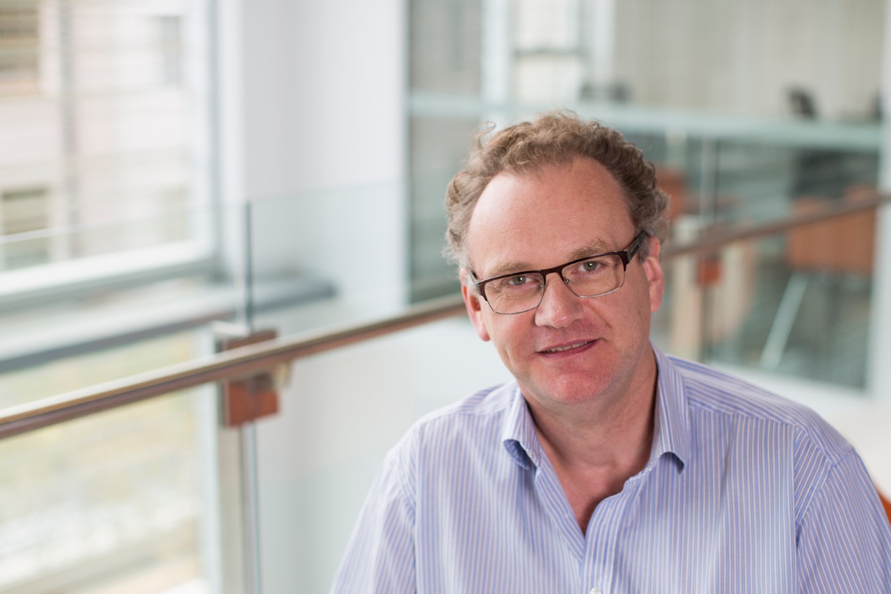 Professor Thomas Maschmeyer in the Sydney Nanoscience Hub.