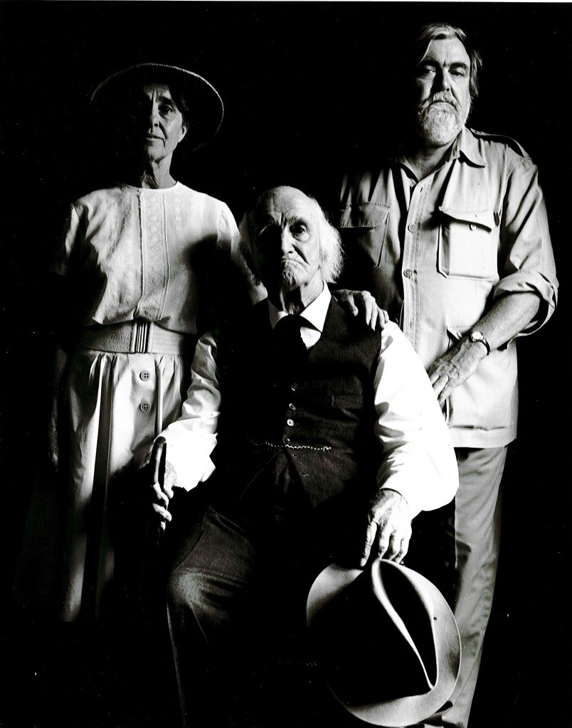 Elwin, her father, Arthur, and her brother, William.