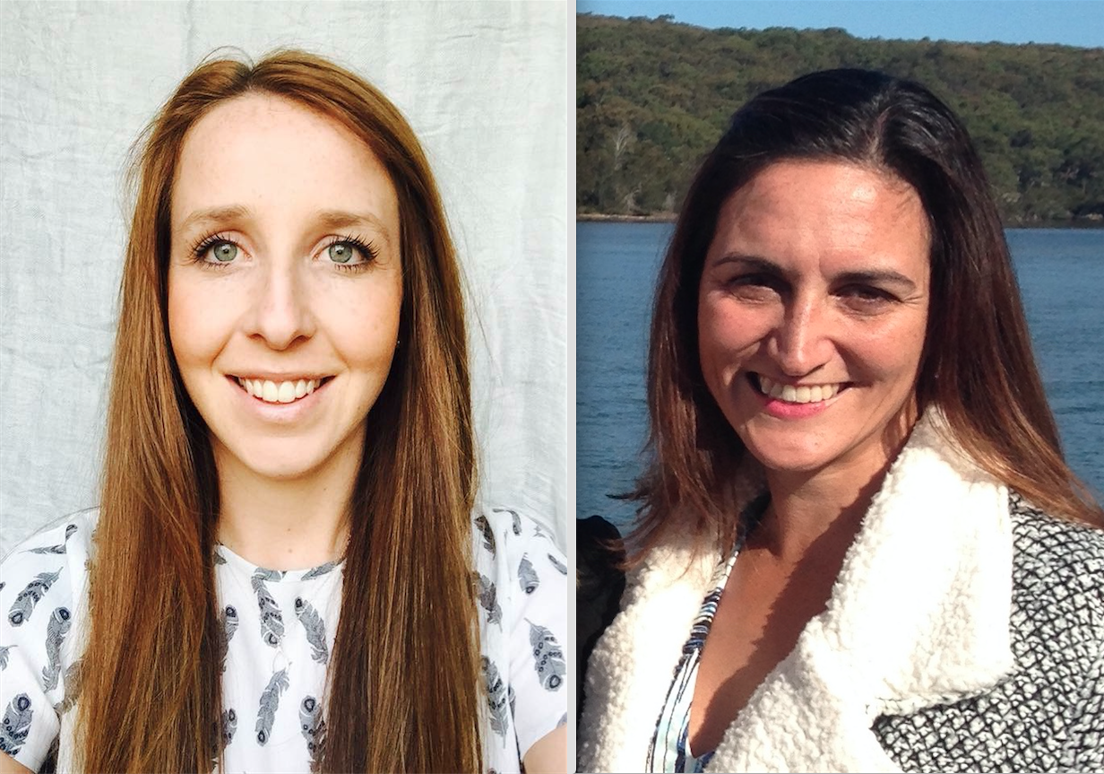 Emma Arazzi and Natasha Absalom