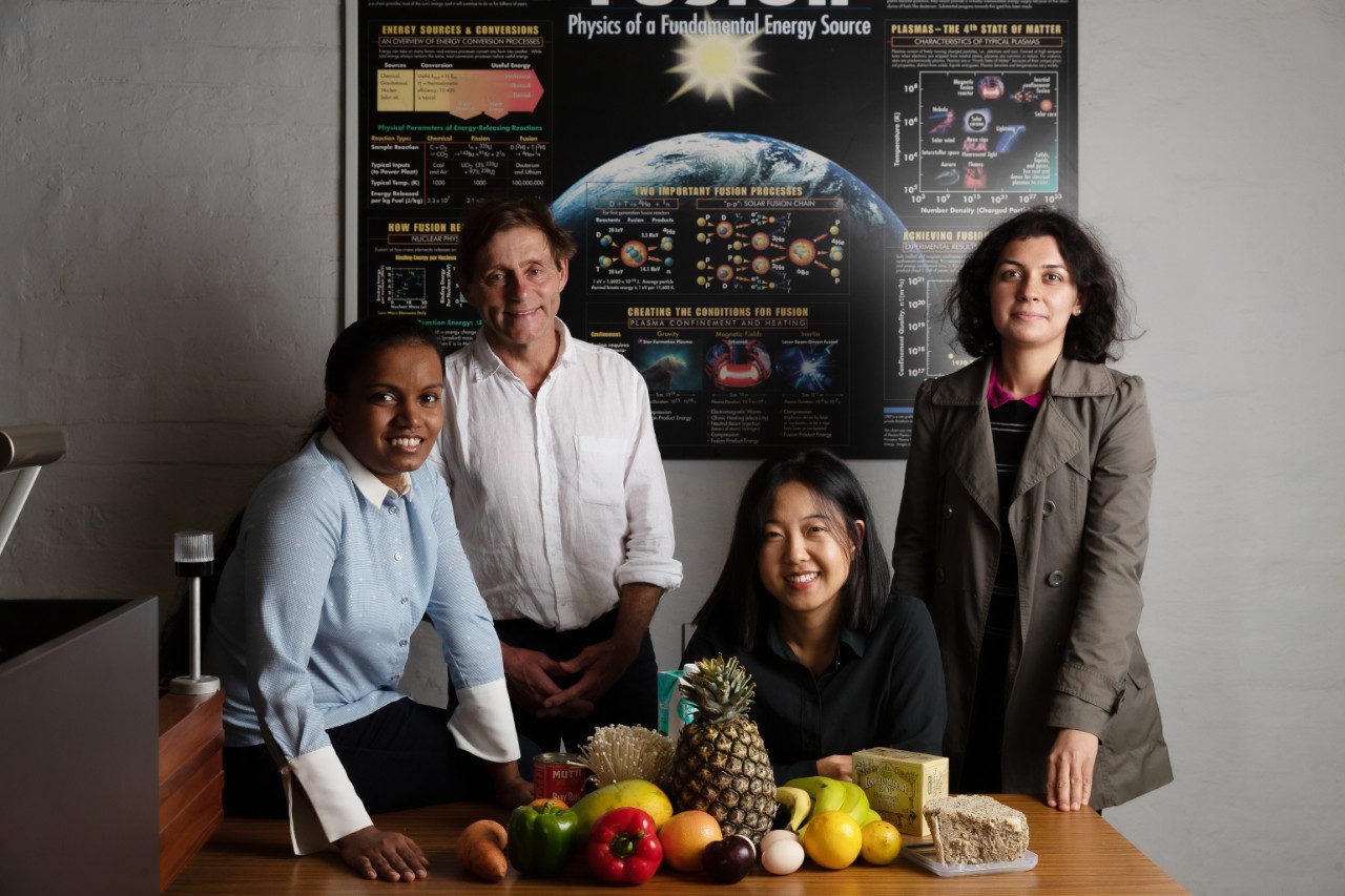 The team: Navoda Nirmani Liyana Pathirana, Professor David Raubenheimer, Dr Mengyu Li, and Dr Arunima Malik.