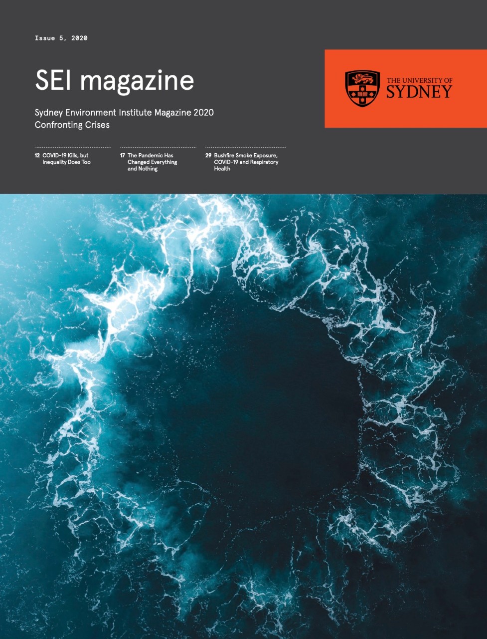 Cover image SEI magazine (photo of fruit bats)