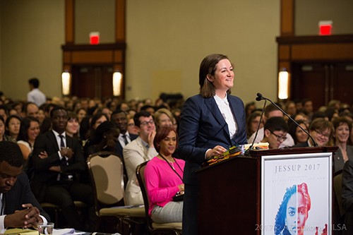 Alyssa Glass best oralist Jessup Cup