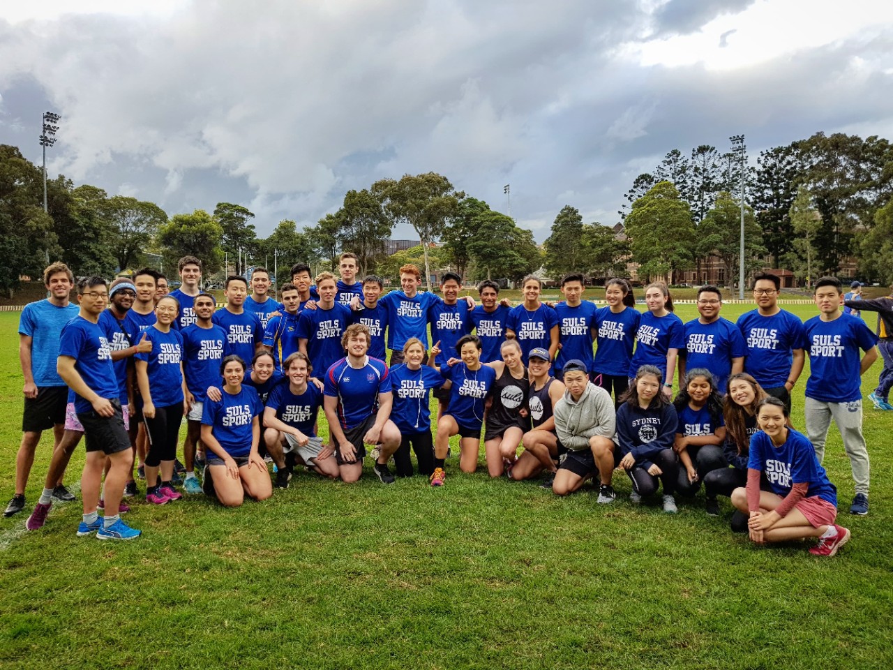 SULS members taking part in a 3km run