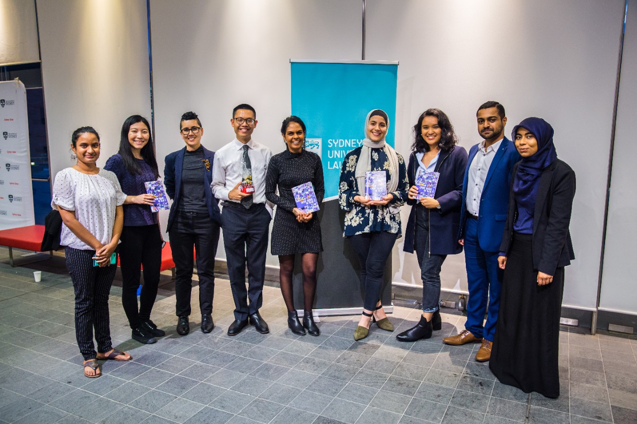 Sydney University Law Society students