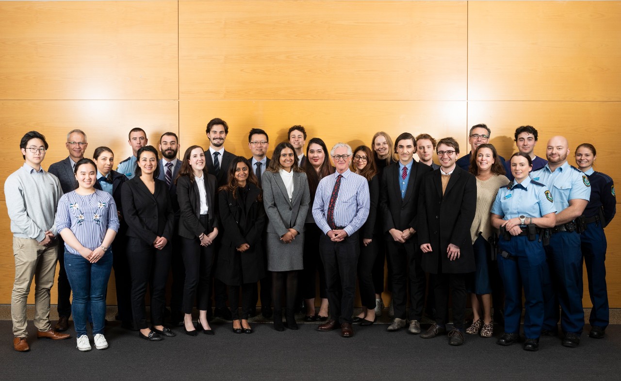 Sydney Law School mock trial in 2019.