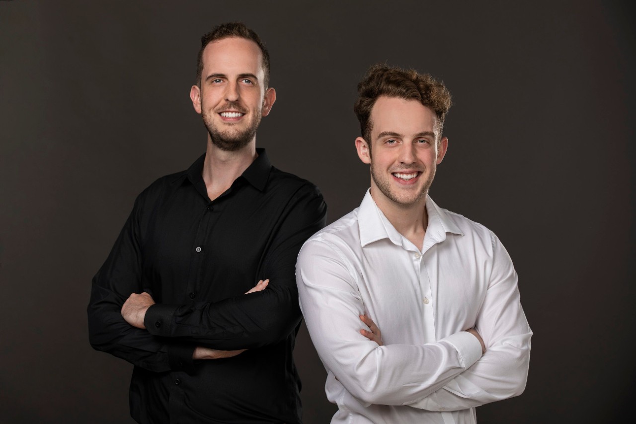 James and Robbie Ferguson, founders of Fuel Games.