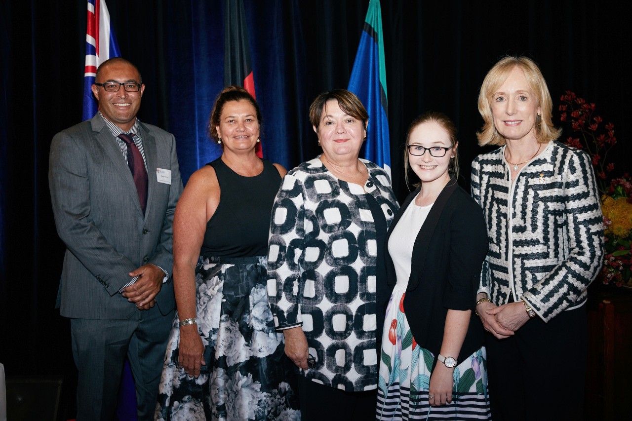 A photo of the prize winners