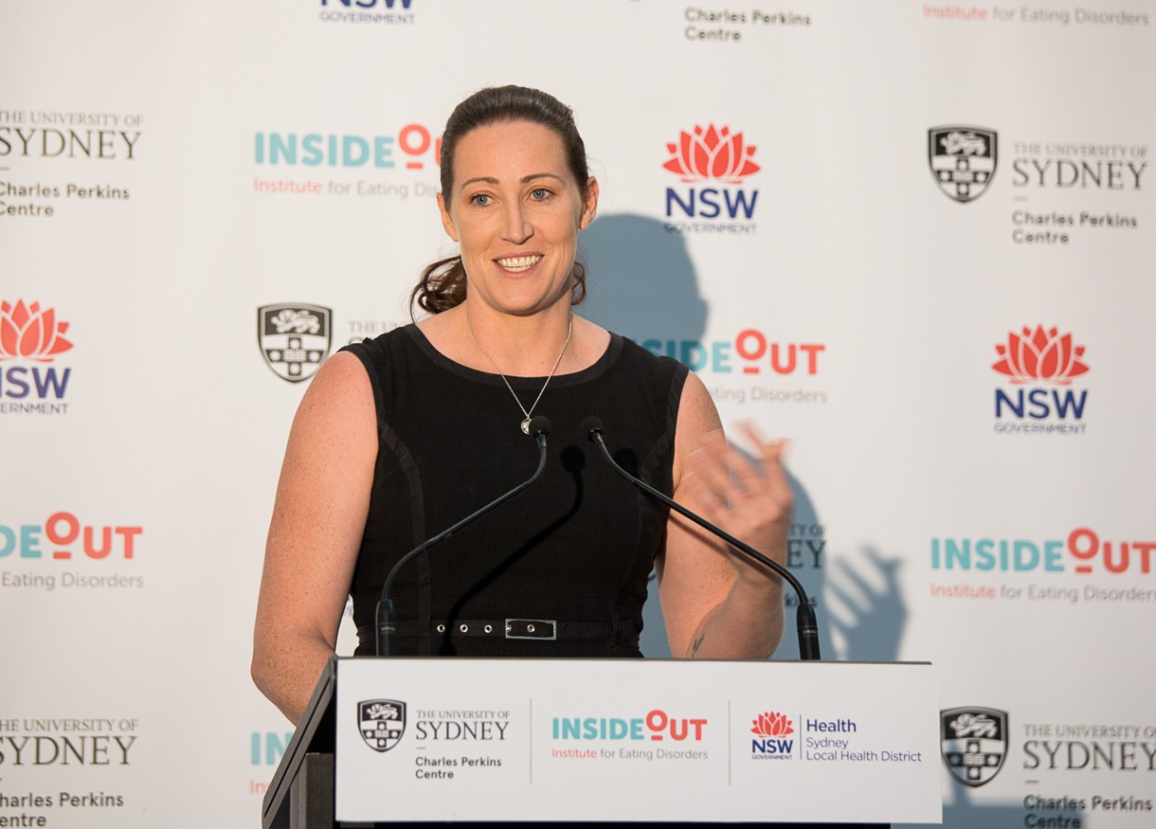 Jana Pittman, three-time Olympic hurdler with a lived experience of bulimia nervosa.