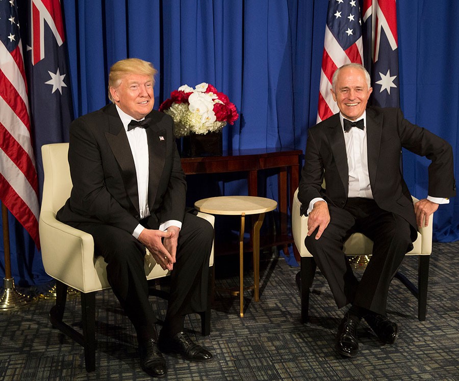Donald Trump and Malcolm Turnbull
