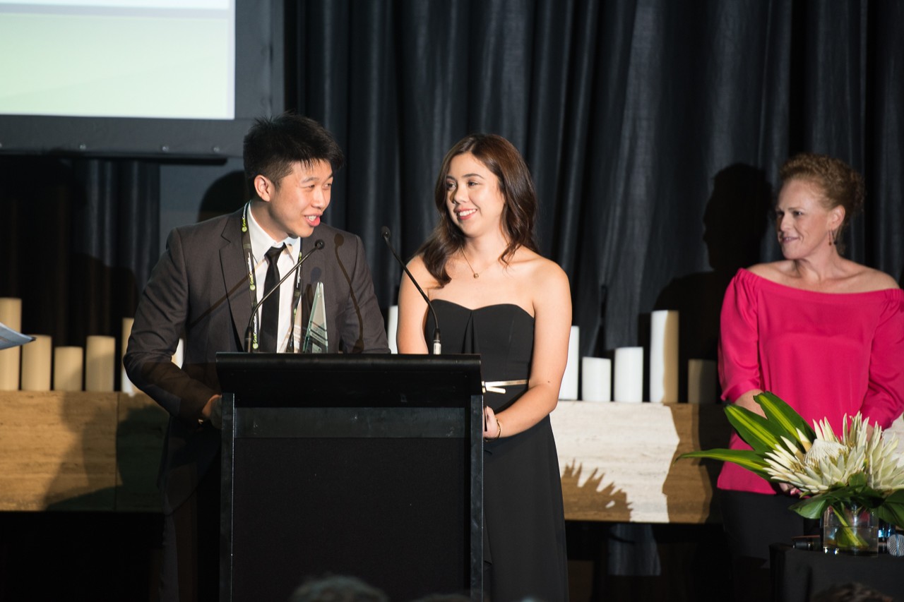 Suncorp IT winner from the University of Sydney, Colleen O'Connor. 