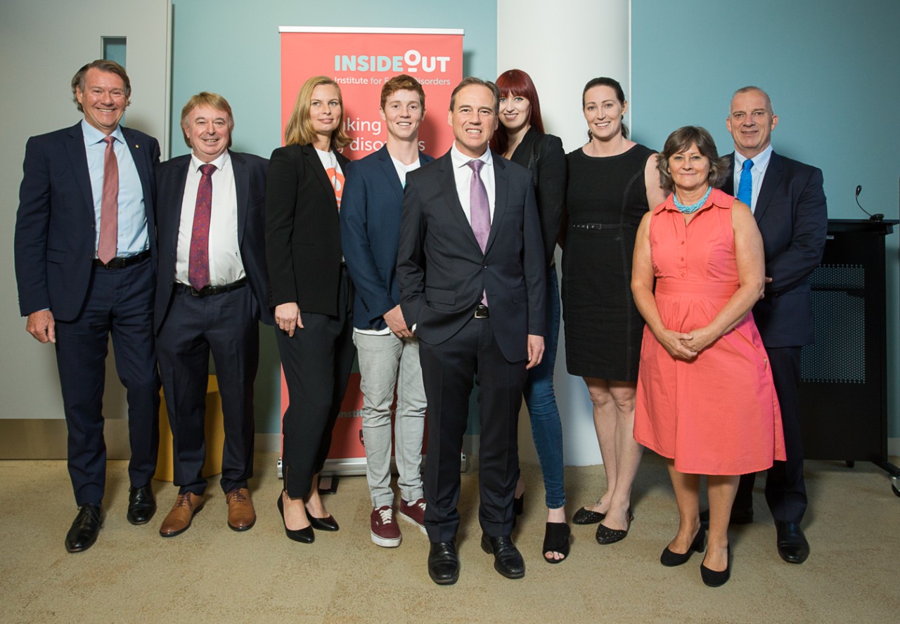 A group standing for a photo