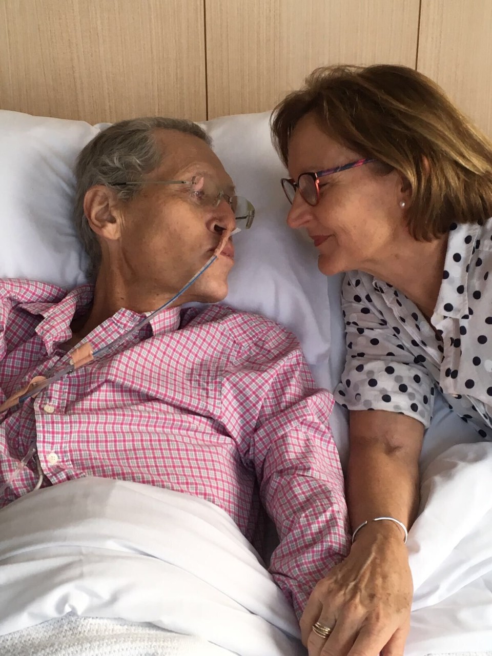 Harris van Beek and his wife, Jane