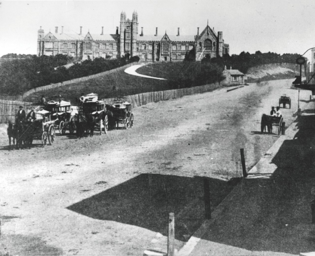 University black and white