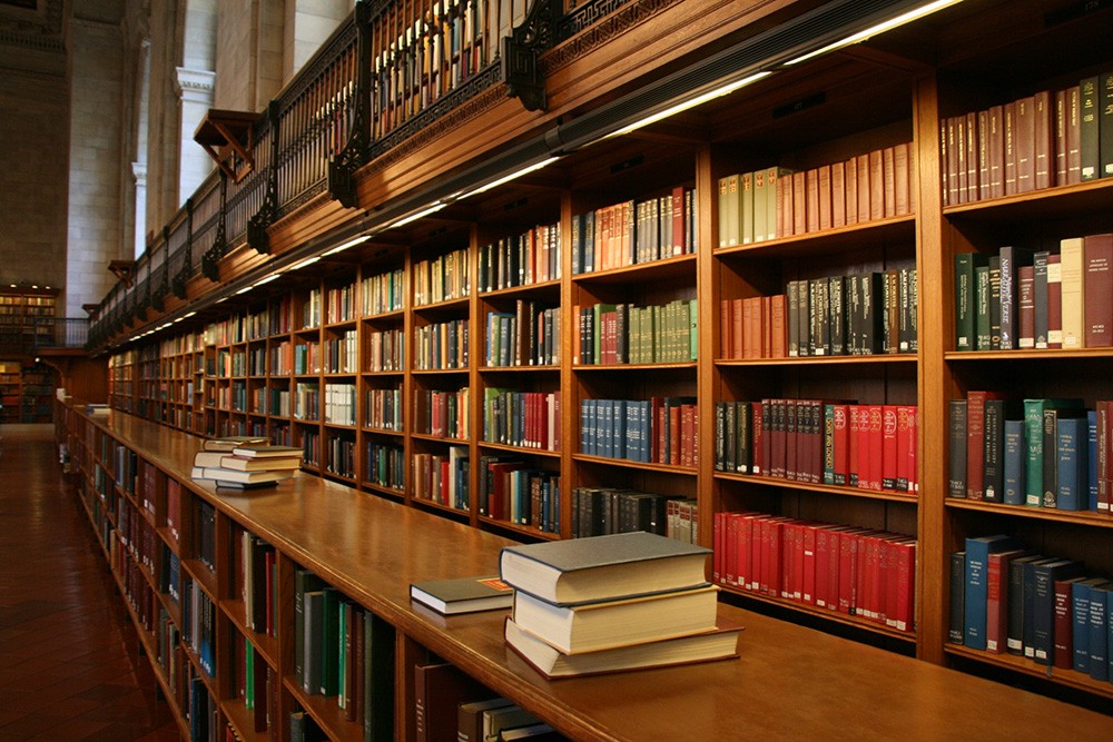Books in library