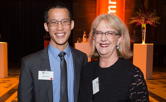 Eddie Woo and Judy Anderson