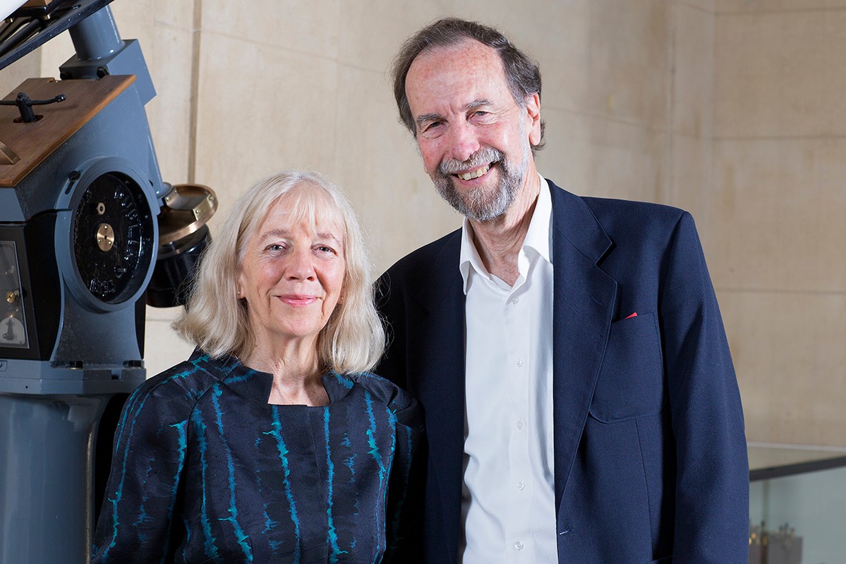 Professor Hunstead and his wife 