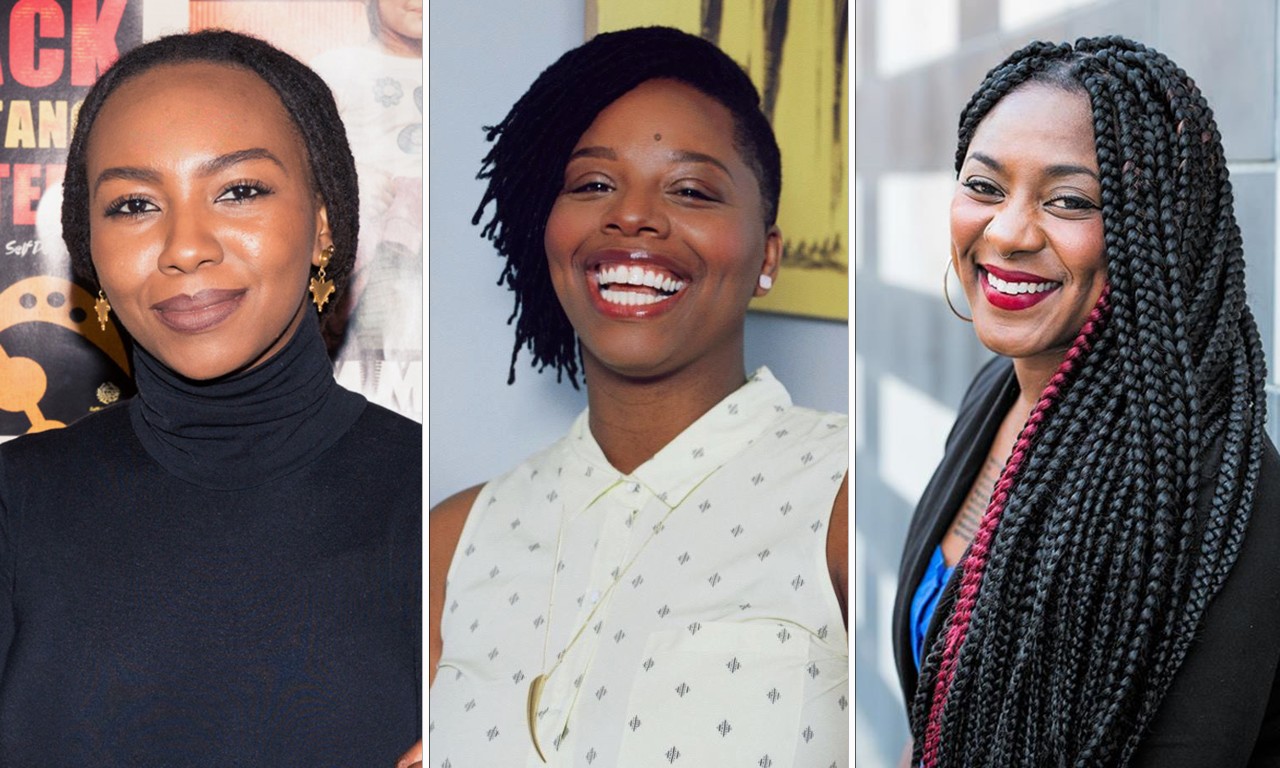 Black Lives Matter founders Opal Tometi, Patrisse Marie Cullors, Alicia Garza.