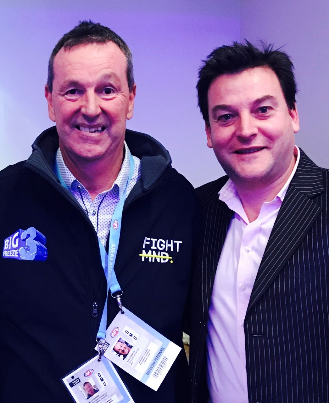 Neale Daniher and Matthew Kiernan