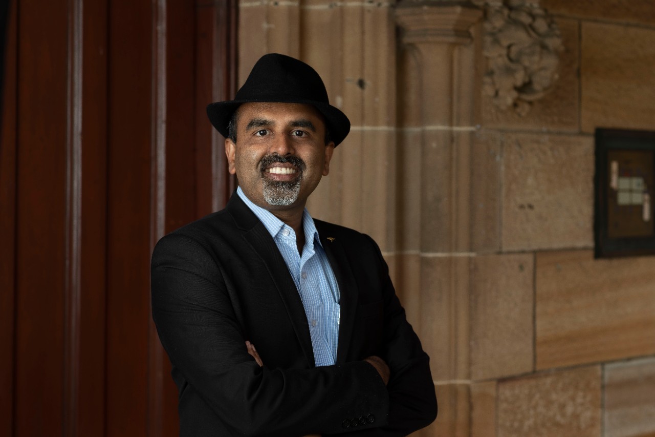 photo of Balu Moothedath, a male student originally from India