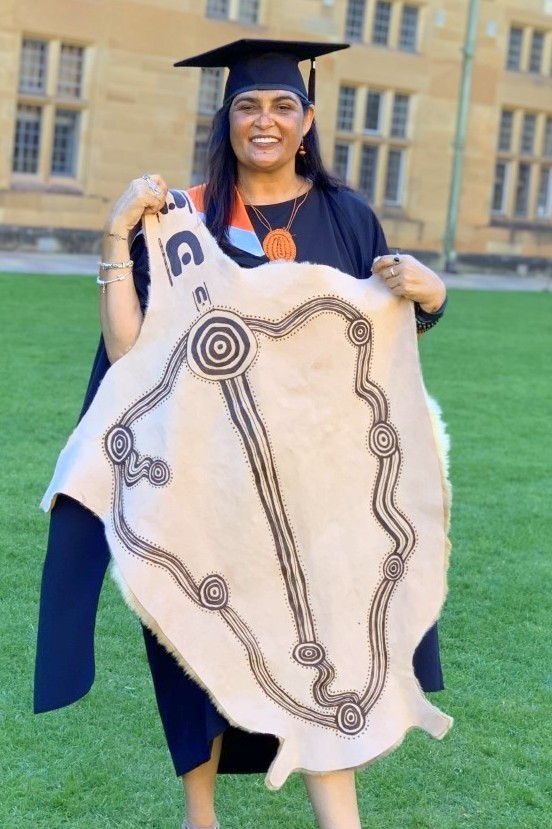 Kelli Owen at her graduation