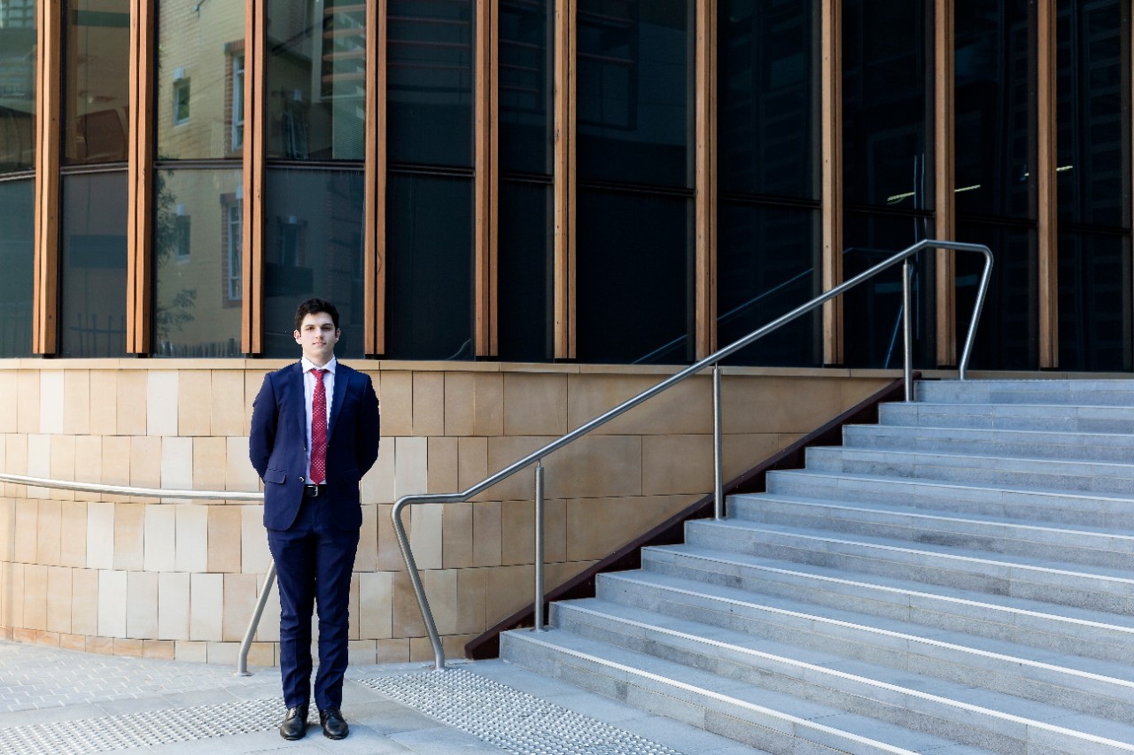 Bachelor of Design in Architecture student Marco Pecora