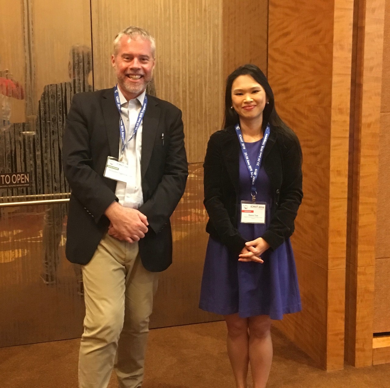 Professor Ben Eggleton and Professor Dawn Tan 