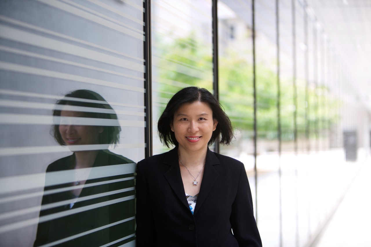 Anita Ho-Baillie outside Sydney Nano building