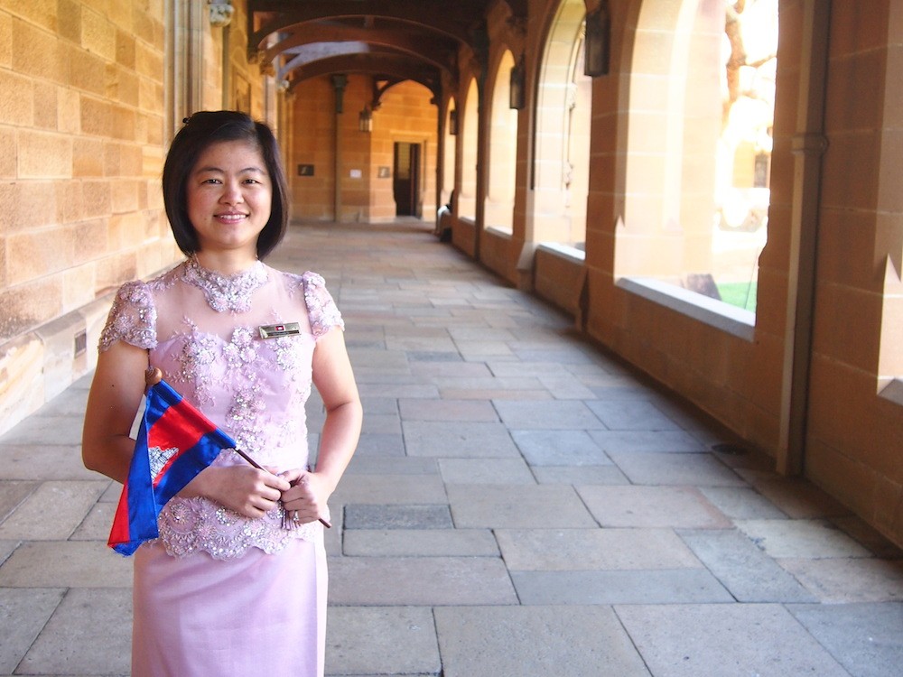 International scholarship graduate Monirath (Winnie) Hav