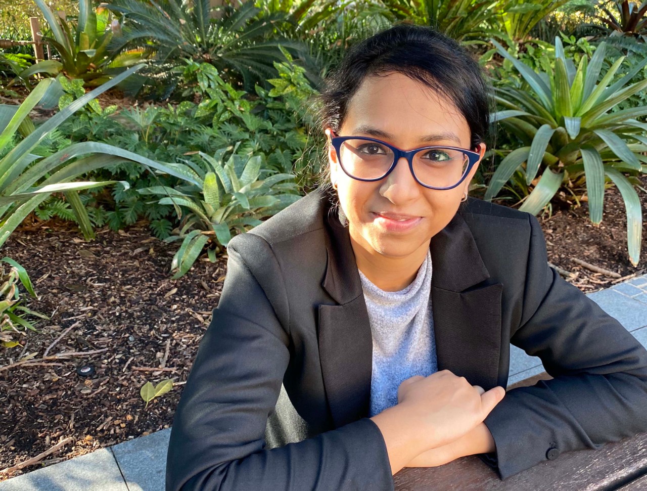 Shaili Patel Sydney Scholars India Scholarship recipient