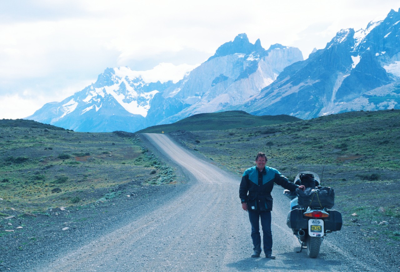 David with his motorbike