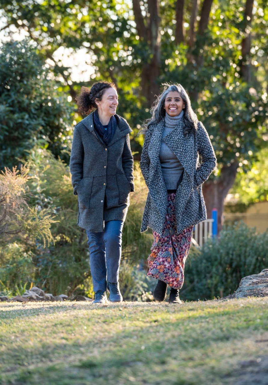 Portrait of Killara Ulm and Sally Win