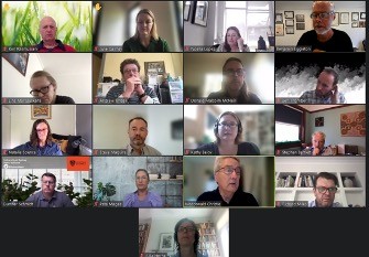Sydney Nano Grand Challenge selection committee at work on Zoom.