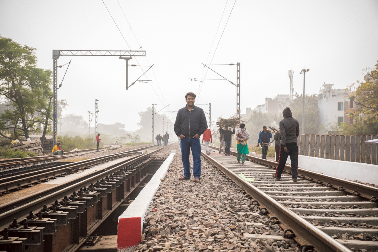 Tsuahr on a rail road track